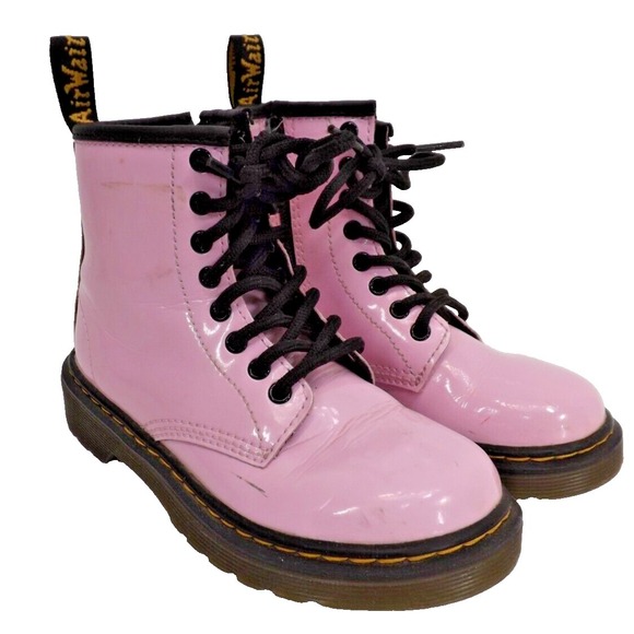 Dr. Martens Other - Dr. Martens 1460 J - Children's DOCS Shiny PINK Boots - Child size 12 US